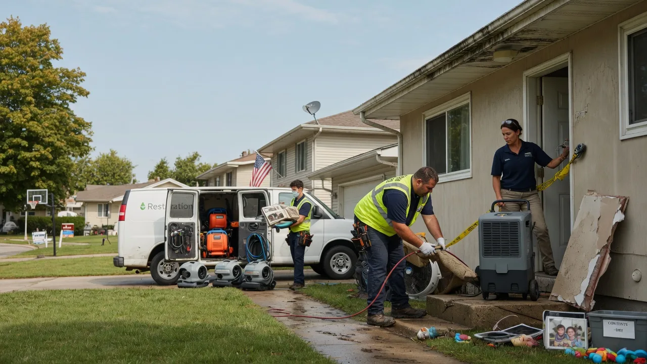 Water Damage Restoration in Chandler, OK near me